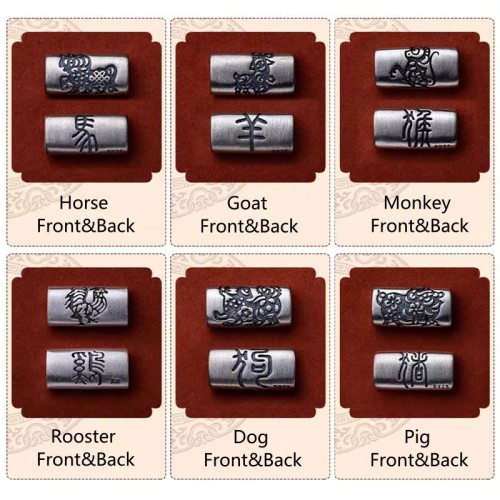 925 Silver 12 Chinese Zodiac Cinnabar String Bracelet 925 Silver 12 Chinese Zodiac Cinnabar String Bracelet