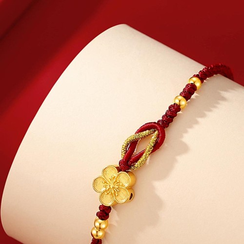Sterling Silver Cherry Blossom Chalcedony Bracelet Sterling Silver Cherry Blossom Chalcedony Bracelet