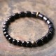 Ebony Wood Red Jasper Moss Agate Peace Bracelet Ebony Wood Red Jasper Moss Agate Peace Bracelet