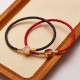 Fu Character Blessing Leather Buckle Bracelet Fu Character Blessing Leather Buckle Bracelet