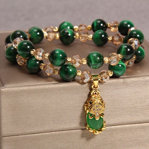Tiger Eye PiXiu Money Bag Protection Bracelet Tiger Eye PiXiu Money Bag Protection Bracelet