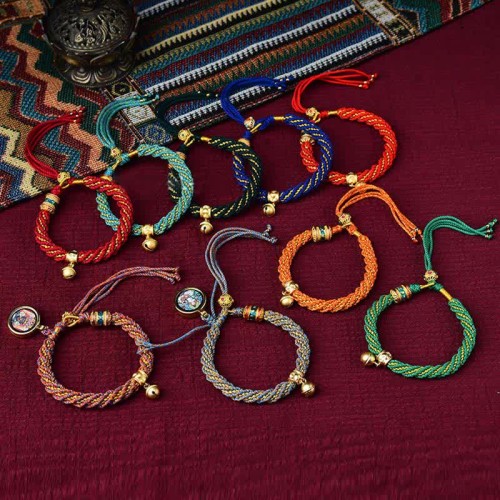 Tibetan Handmade Luck Protection Prayer Wheel Bracelet Tibetan Handmade Luck Protection Prayer Wheel Bracelet