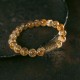 Citrine Crystal Brass Protection Bracelet Citrine Crystal Brass Protection Bracelet