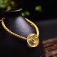 Citrine Peace Buckle Happiness Braided Bracelet Citrine Peace Buckle Happiness Braided Bracelet