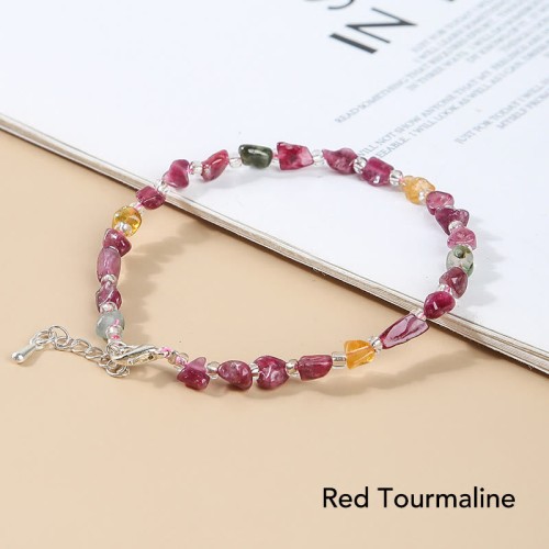 Irregular Shape Stone Crystal Meditation Balance Bracelet Irregular Shape Stone Crystal Meditation Balance Bracelet