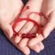 Cinnabar Red String Bracelet for Kids