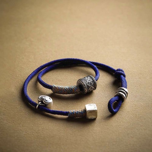 Tibetan Om Mani Padme Hum Auspicious Amulet Bracelet