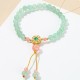 Green Aventurine Tassel Luck Bracelet Green Aventurine Tassel Luck Bracelet