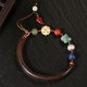 Agarwood Hetian Jade Crystal Strength Bracelet Agarwood Hetian Jade Crystal Strength Bracelet