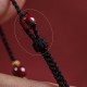 Cinnabar Fu Character Charm Blessing Bracelet Cinnabar Fu Character Charm Blessing Bracelet