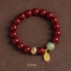 Cinnabar Green Aventurine Fortune Bracelet