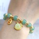 Year of the Dragon Red Agate Green Aventurine Bracelet Year of the Dragon Red Agate Green Aventurine Bracelet