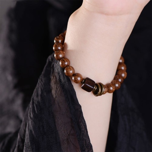 Phoebe Zhennan Wood Spirituality Bracelet