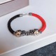 925 Silver PiXiu Prosperity Braided String Bracelet 925 Silver PiXiu Prosperity Braided String Bracelet