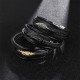 Feather Multilayer Leather Titanium Calm Bracelet Feather Multilayer Leather Titanium Calm Bracelet