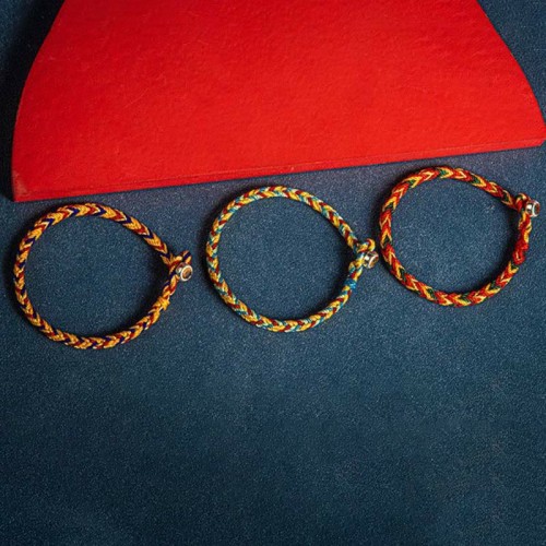 Lucky "May you be safe all year round" Multicolored Bracelet