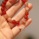 Sunstone Peach Moonstone Red Agate Crystal Star Bracelet Sunstone Peach Moonstone Red Agate Crystal Star Bracelet