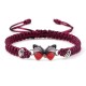 Butterfly Freedom Love Charm Bracelet