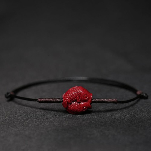 Handmade Plum Blossom PiXiu Lotus Koi Fish Bracelet Handmade Plum Blossom PiXiu Lotus Koi Fish Bracelet