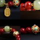 Cinnabar Green Aventurine Fortune Bracelet