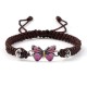 Butterfly Freedom Love Charm Bracelet