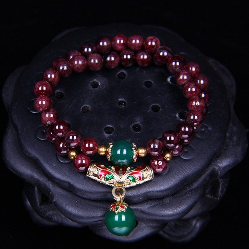 Natural Garnet Blessing Bracelet Natural Garnet Blessing Bracelet