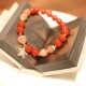 Sunstone Peach Moonstone Red Agate Crystal Star Bracelet Sunstone Peach Moonstone Red Agate Crystal Star Bracelet