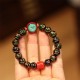 Swallowing Beast Family Wealth Thangka Bracelet