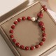 Cinnabar Peace Buckle Copper Coin Blessing Bracelet Cinnabar Peace Buckle Copper Coin Blessing Bracelet
