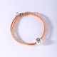999 Sterling Silver Persimmon Luck Braided Bracelet 999 Sterling Silver Persimmon Luck Braided Bracelet