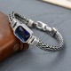 Blue Acrylic Dragon Keel Wealth Bracelet