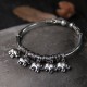 925 Sterling Silver Elephant Strength Bracelet