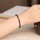 Black Obsidian Smoky Quartz Strength Bracelet