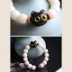 Bodhi Seed Sandalwood Lucky Cat Wisdom Bracelet