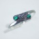 Zircon Water Drop Healing Cuff Bracelet