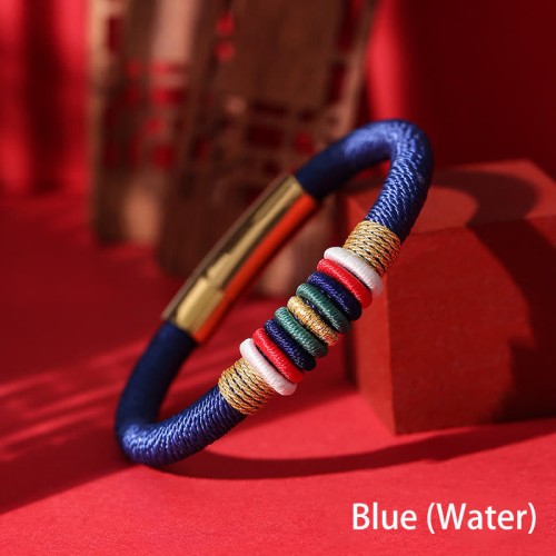 Tibetan Handmade King Kong Knot Five Elements Luck Bracelet Tibetan Handmade King Kong Knot Five Elements Luck Bracelet