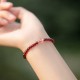 Garnet Strawberry Quartz Calm Bracelet Garnet Strawberry Quartz Calm Bracelet
