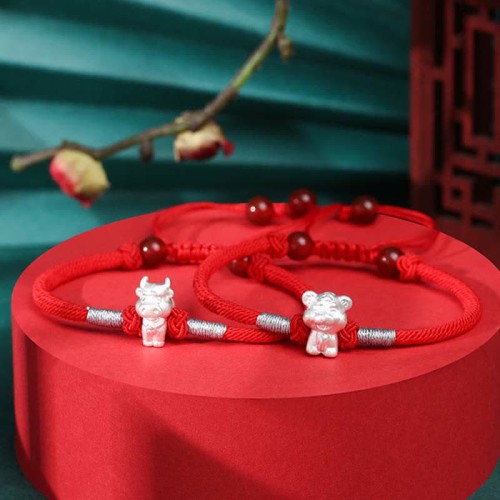 999 Sterling Silver Chinese Zodiac Luck Bracelet 999 Sterling Silver Chinese Zodiac Luck Bracelet