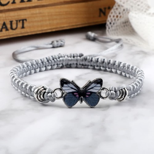 Butterfly Freedom Love Charm Bracelet