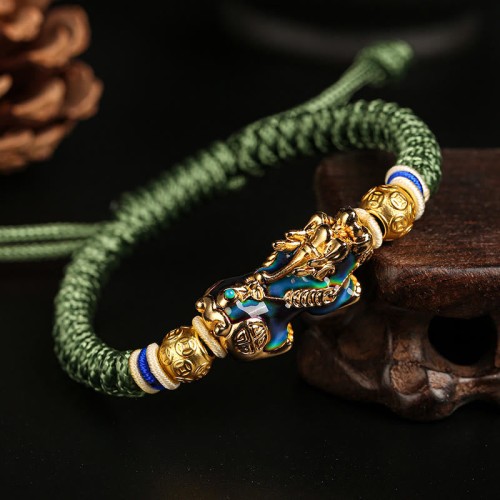 Feng Shui PiXiu Color Change Copper Coin Bracelet Feng Shui PiXiu Color Change Copper Coin Bracelet