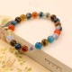 Colorful Candy Agate Strength Healing Bracelet Colorful Candy Agate Strength Healing Bracelet