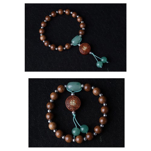 Abelia Wood Happiness Protection Bracelet