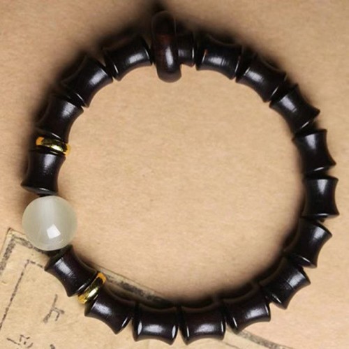 Ebony Green Sandalwood Black Rosewood Peace Bracelet Ebony Green Sandalwood Black Rosewood Peace Bracelet