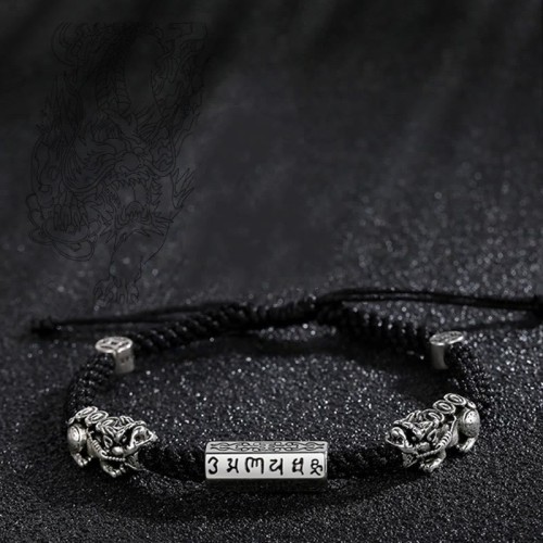 Double PiXiu Feng Shui Copper Coin Bracelet