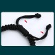 999 Sterling Silver Double Dragon Luck Bracelet