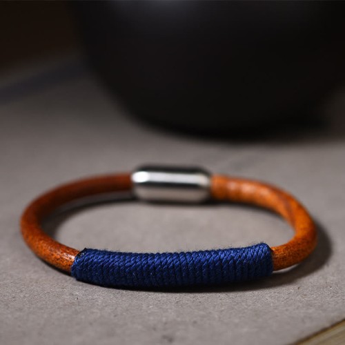 Tibetan Leather Five Elements Luck Braided Bracelet Tibetan Leather Five Elements Luck Braided Bracelet