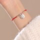 Handmade 999 Silver Year of the Dragon Luck Bracelet