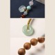 Chalcedony Peace Buckle Soothing Double Wrap Bracelet
