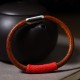 Tibetan Leather Five Elements Luck Braided Bracelet Tibetan Leather Five Elements Luck Braided Bracelet