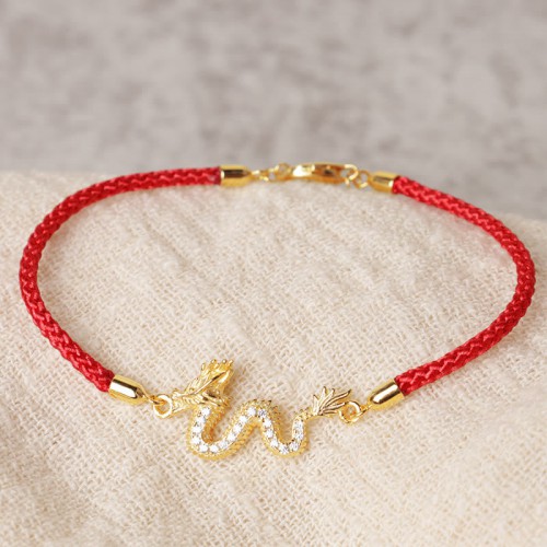 Dragon Auspicious Golden Luck Bracelet Dragon Auspicious Golden Luck Bracelet